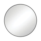Fienza Reba Matte Black Framed Mirror, 800mm